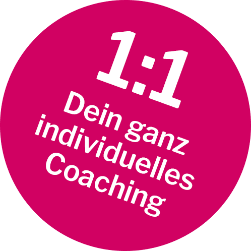Dein individuelles Einzelcoaching Sticker - individuelles Einzelcoaching